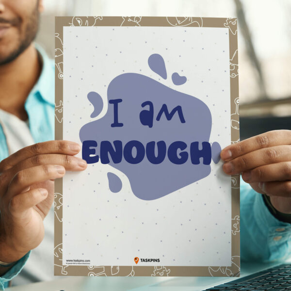 I am Enough Affirmation guide printable