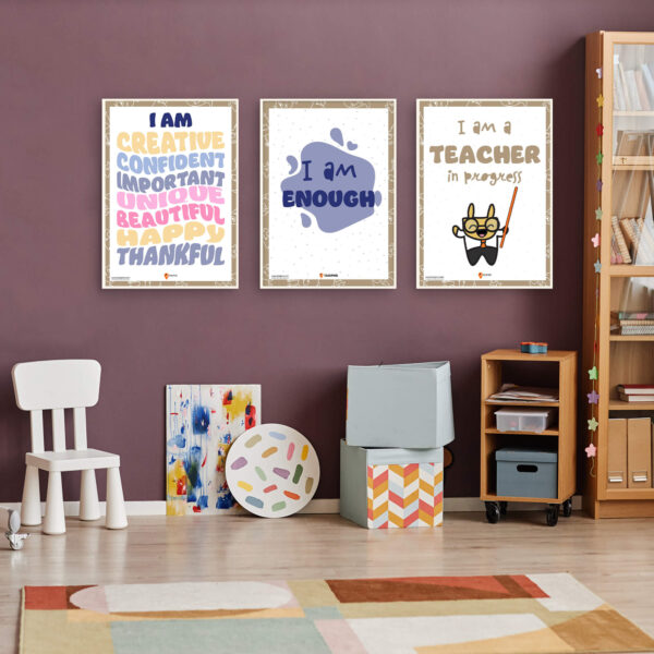 therapy I am Enough Affirmation display