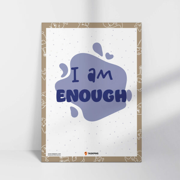 daily I am Enough Affirmation handout