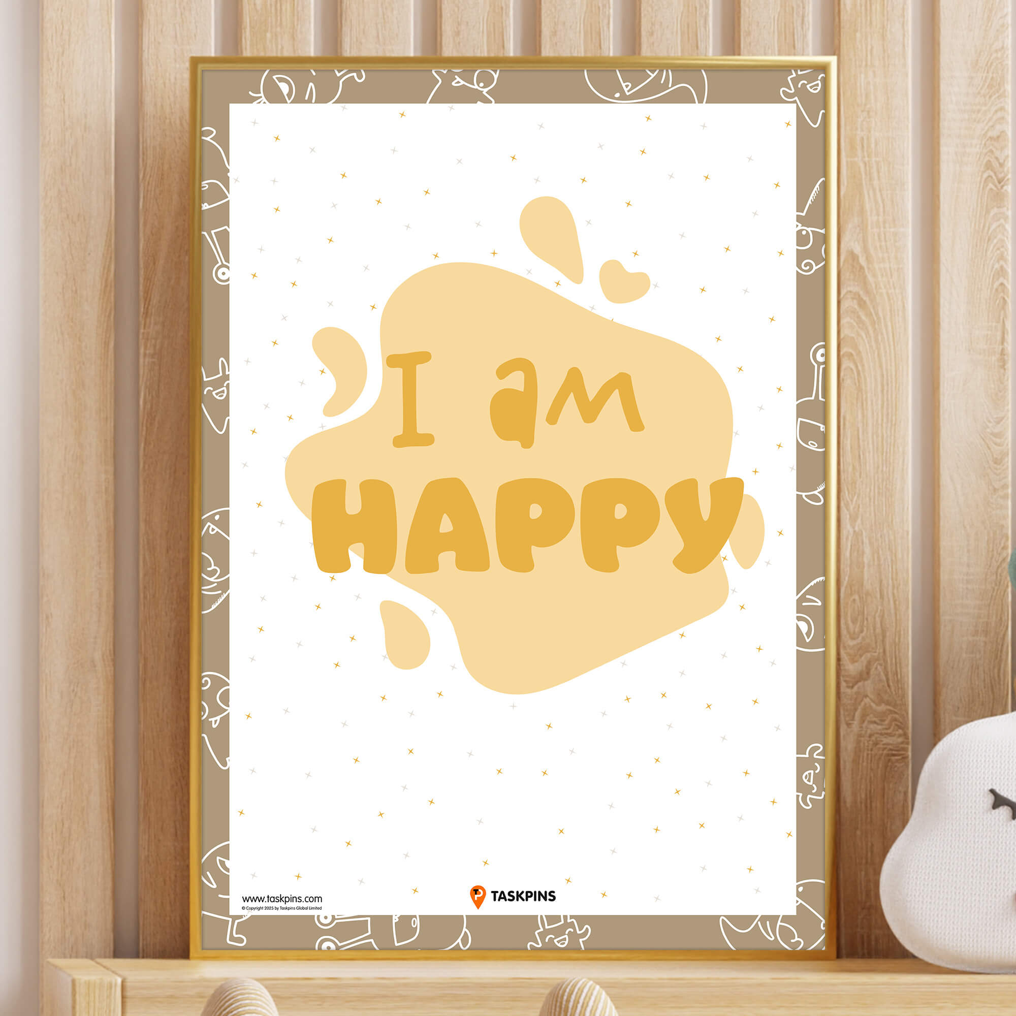 I am Happy Affirmations display