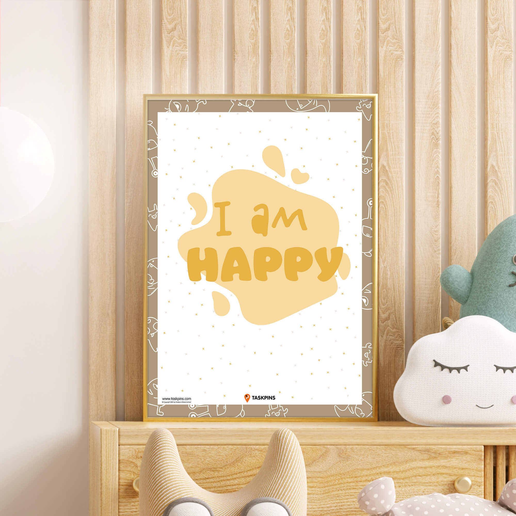 I am Happy Affirmations decor