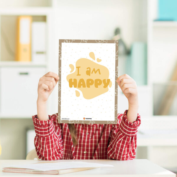 I am Happy Affirmations guide printable