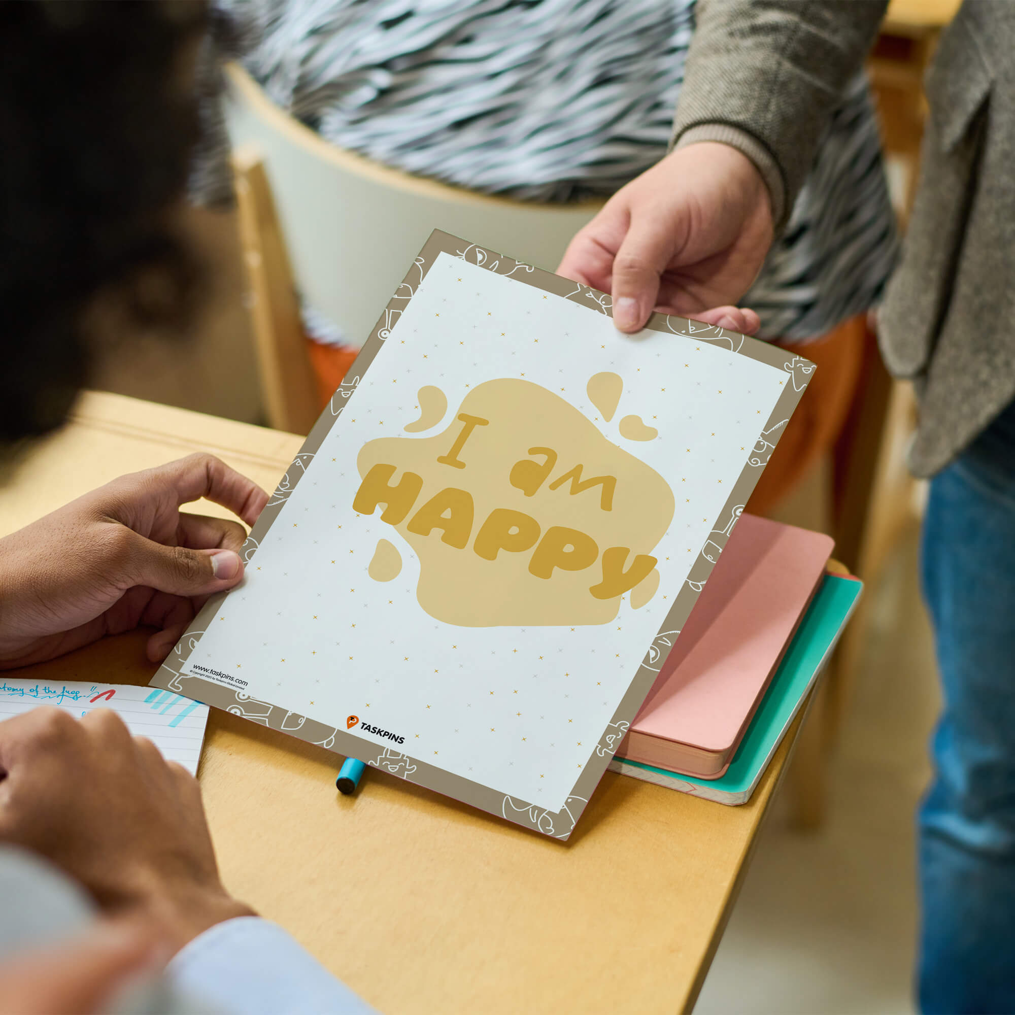 I am Happy Affirmations handout