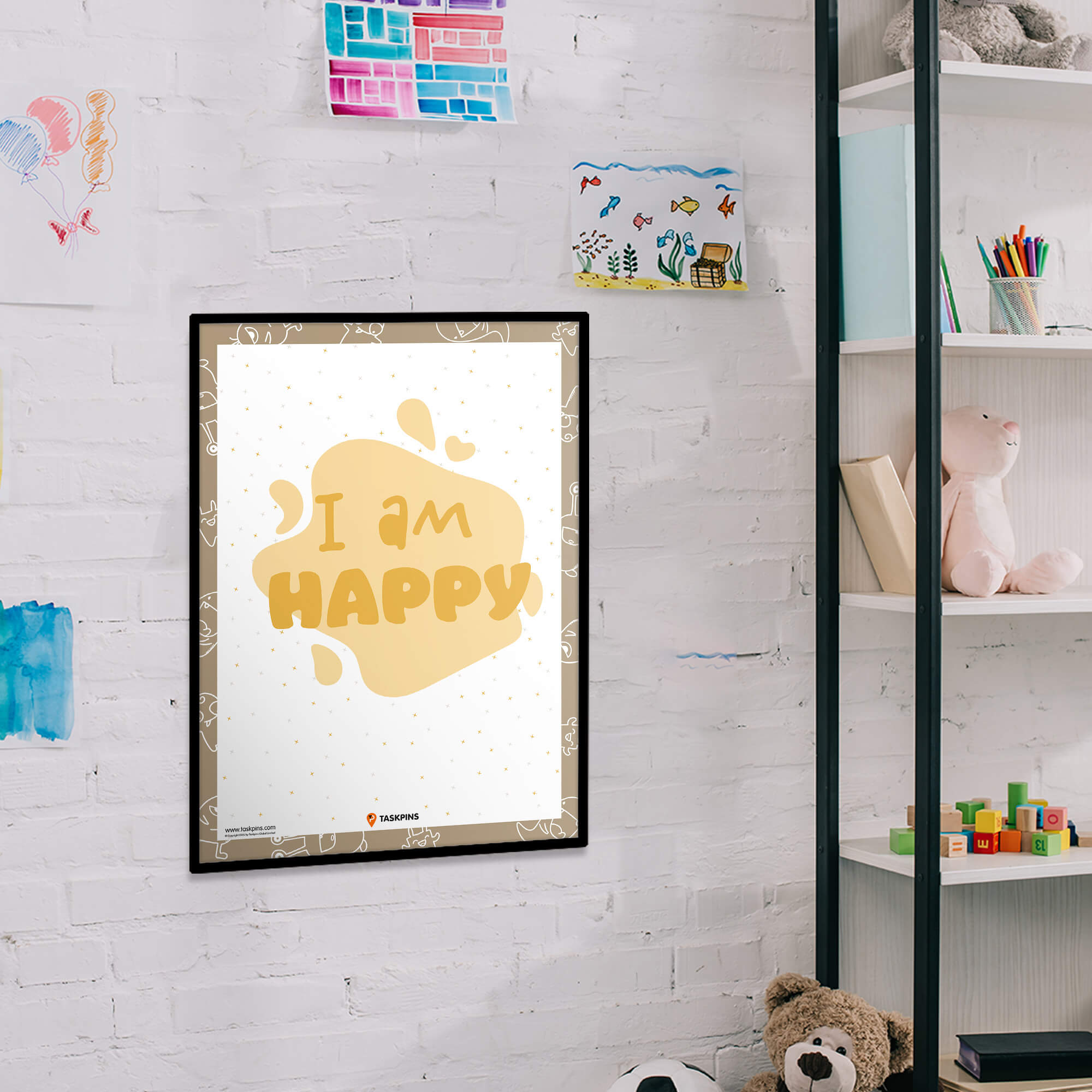 affirmation I am Happy Affirmations poster