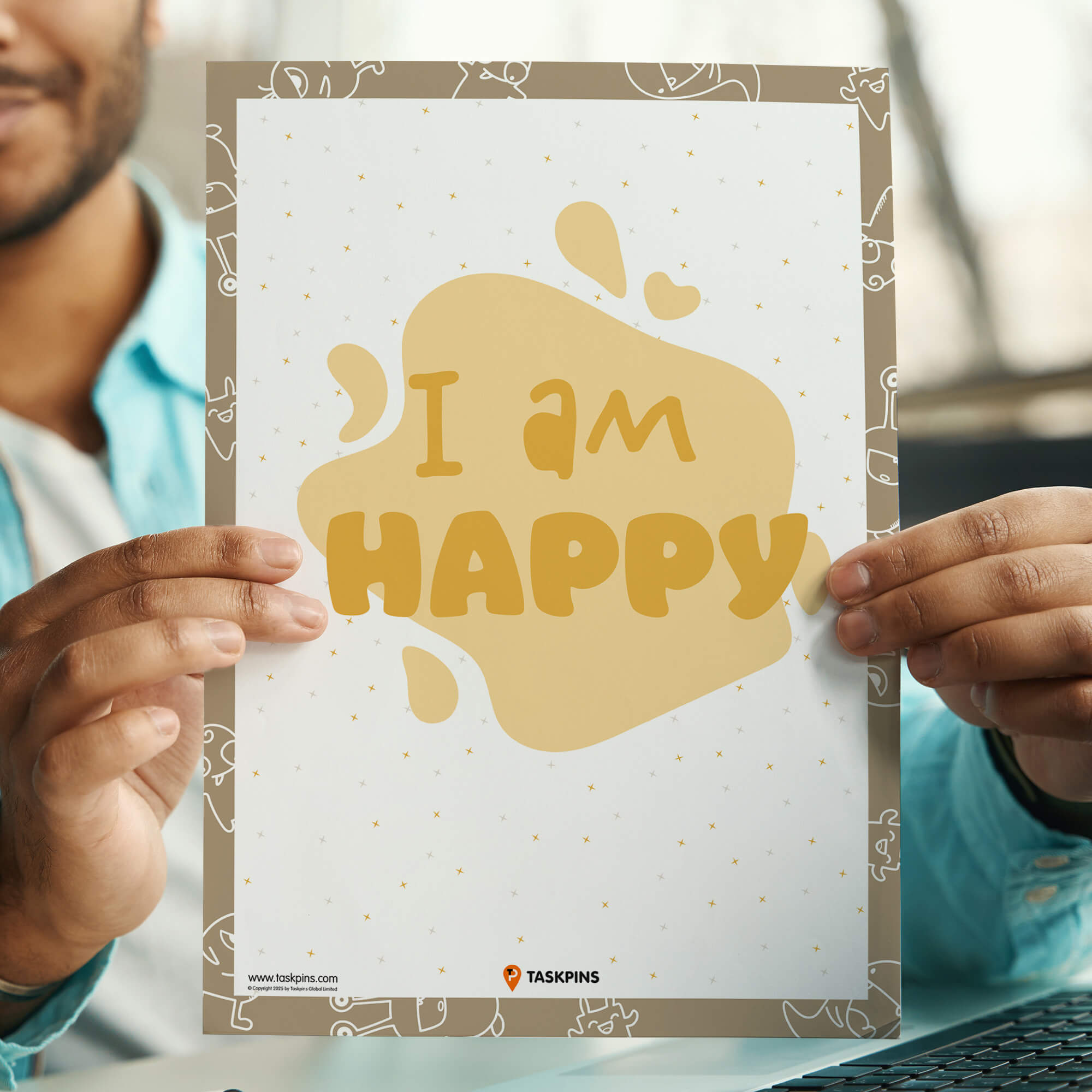 contentment I am Happy Affirmations artwork