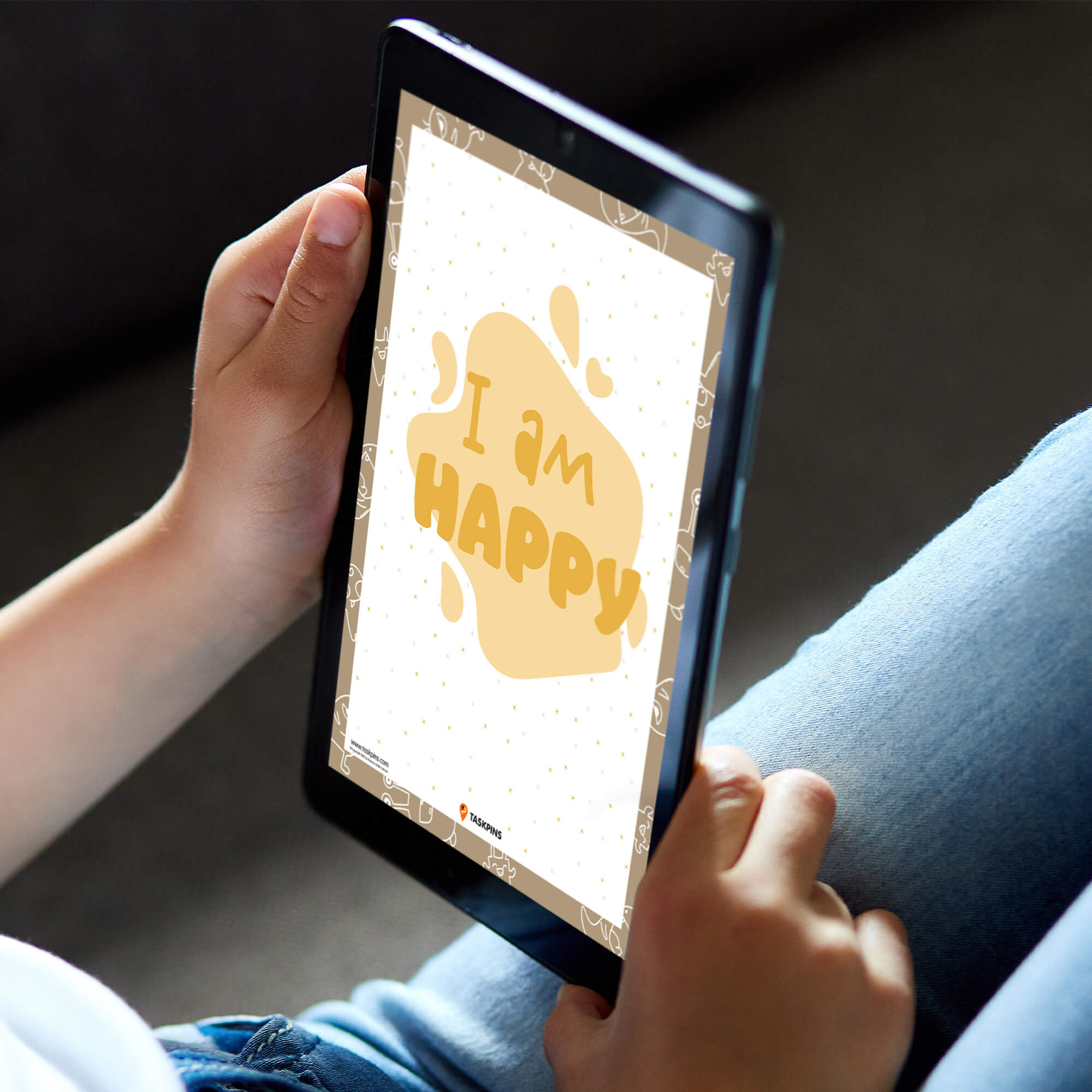 I am Happy Affirmations poster download