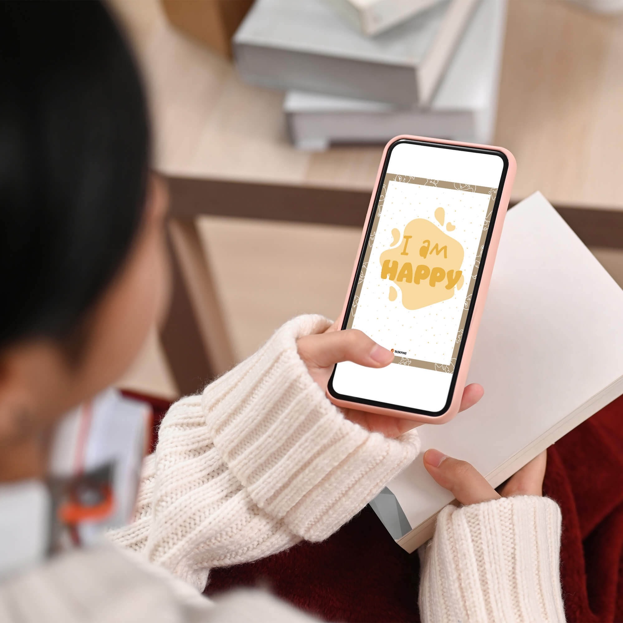 I am Happy Affirmations artwork download