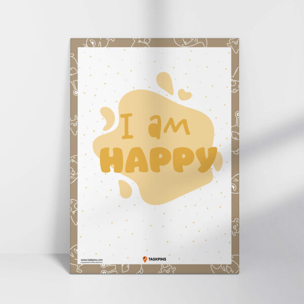 daily I am Happy Affirmations handout