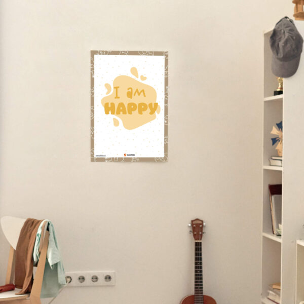 I am Happy Affirmations chart