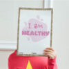 I am Healthy Affirmations artwork
