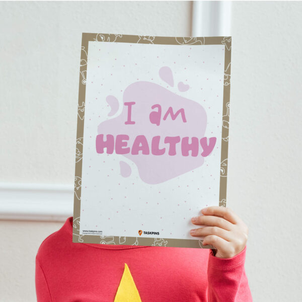 I am Healthy Affirmations artwork