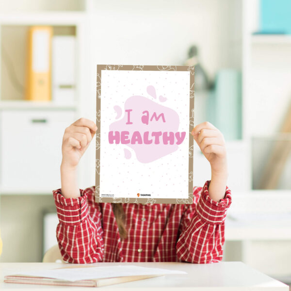 I am Healthy Affirmations decor