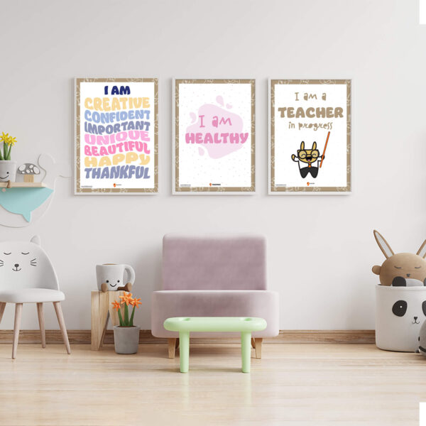 I am Healthy Affirmations guide printable