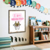 mindfulness I am Healthy Affirmations display