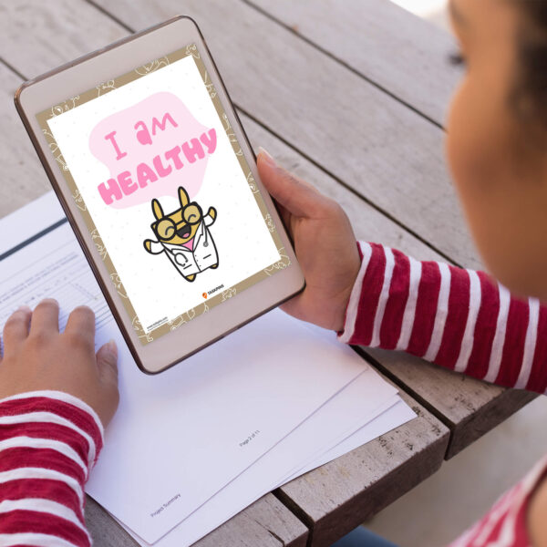 I am Healthy Affirmations artwork download