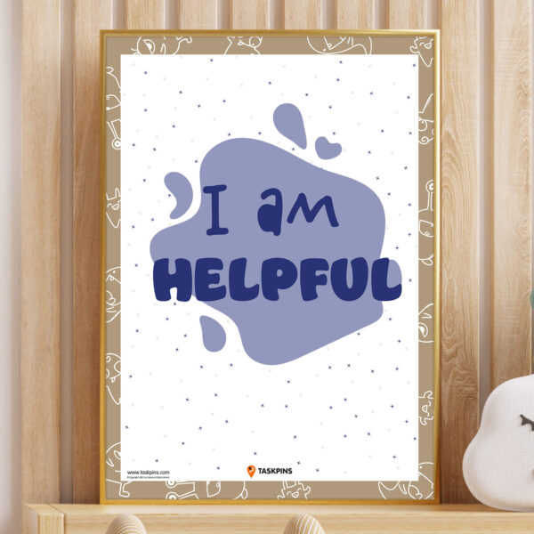 I am Helpful Affirmations artwork