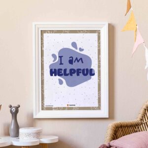 I am Helpful Affirmations chart printable