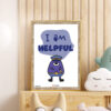 community I am Helpful Affirmations display