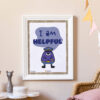vibrant I am Helpful Affirmations printable