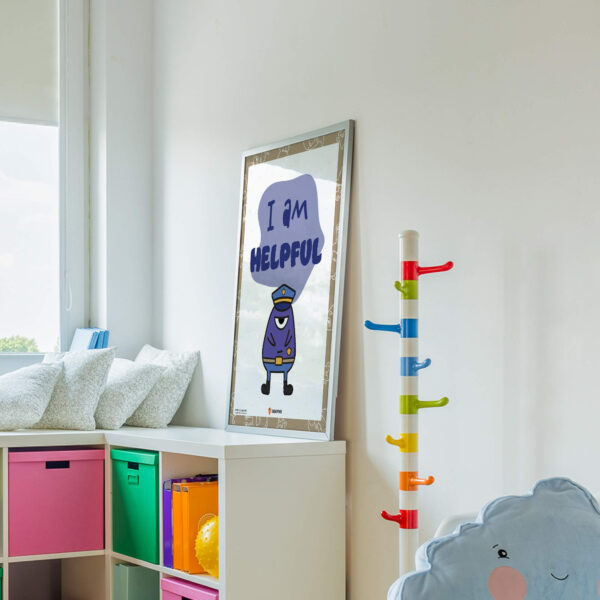 I am Helpful Affirmations guide decor