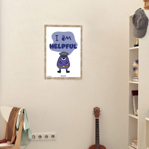 I am Helpful Affirmations chart