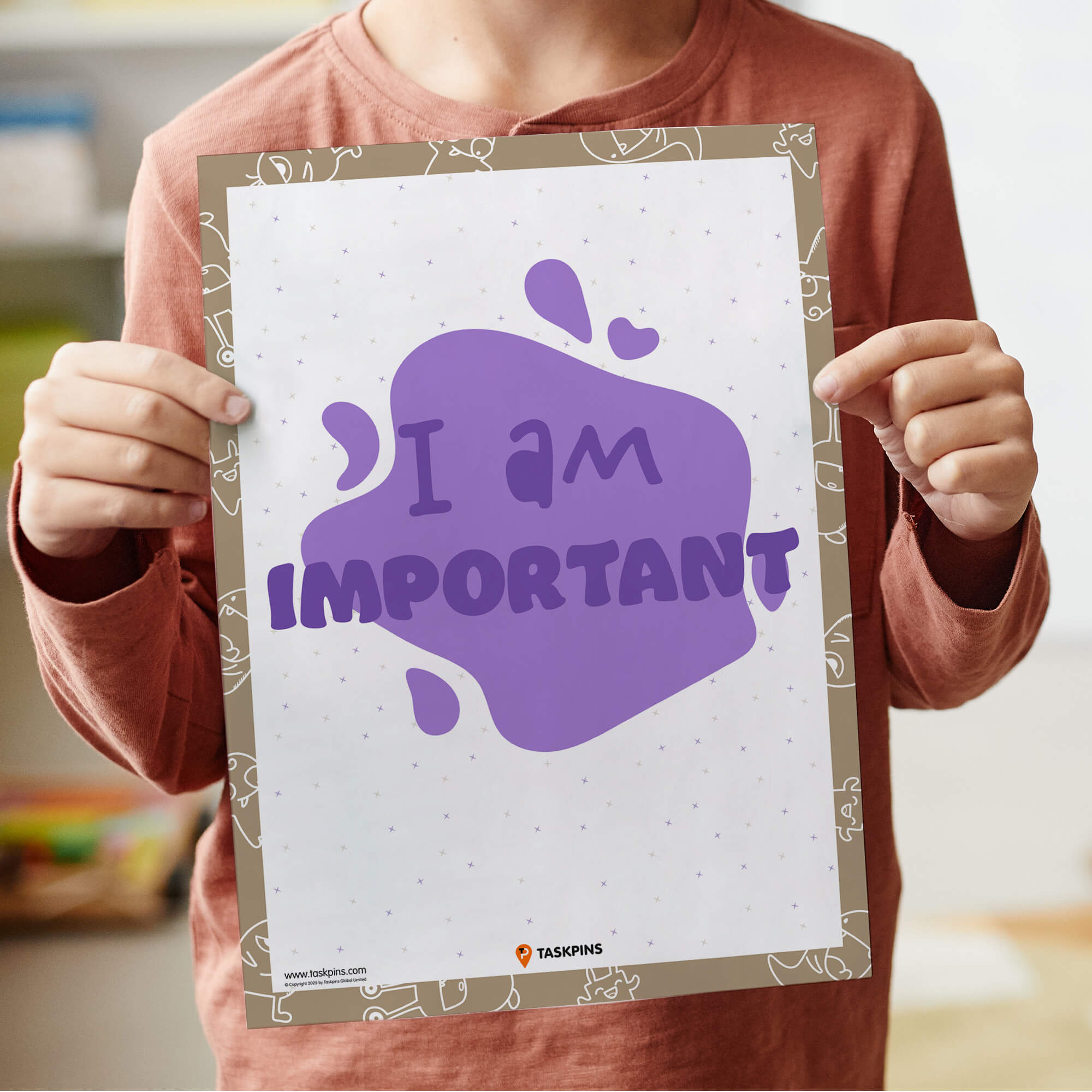 I am Important wall chart