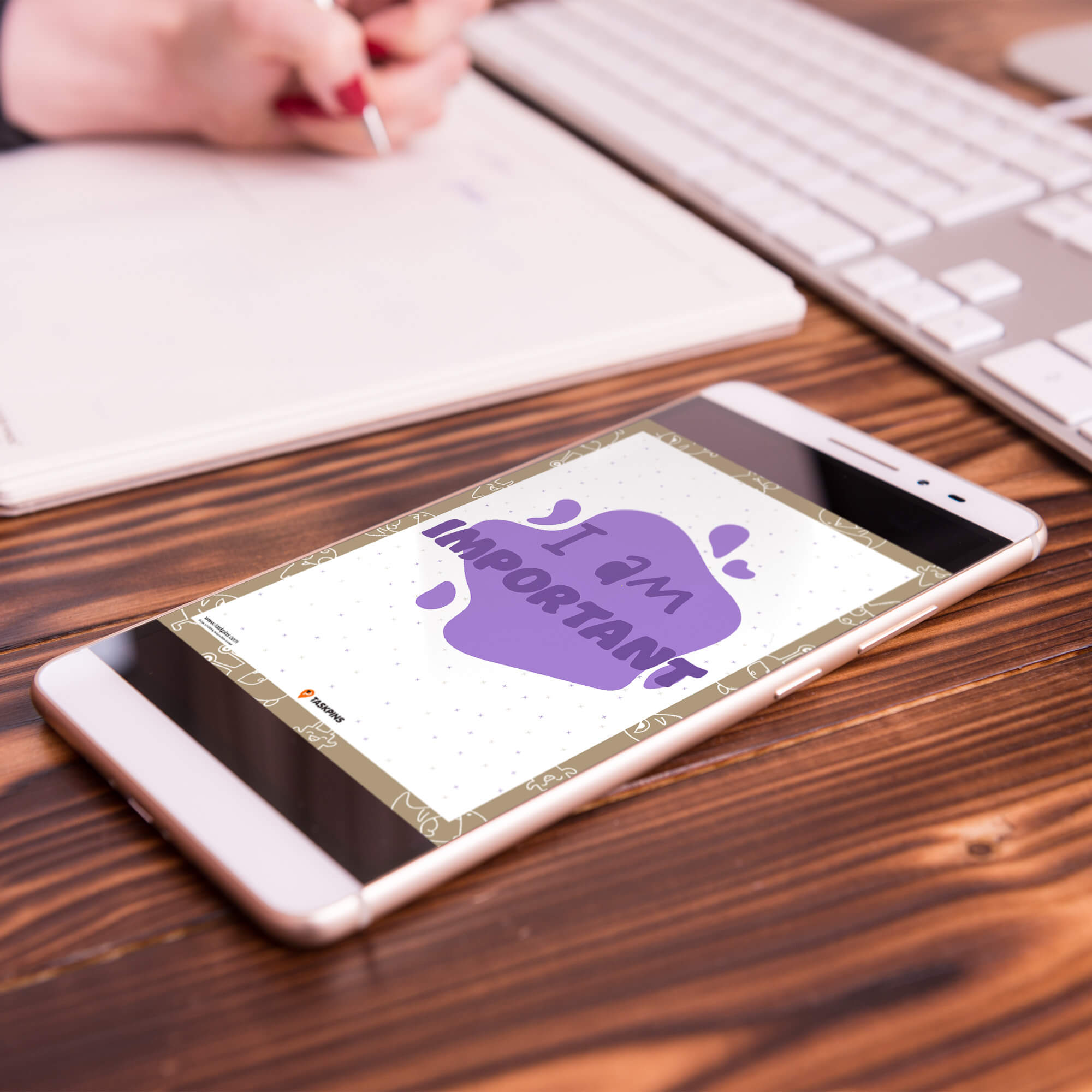 digital I am Important poster