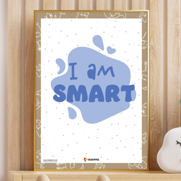 I am Smart Affirmations artwork