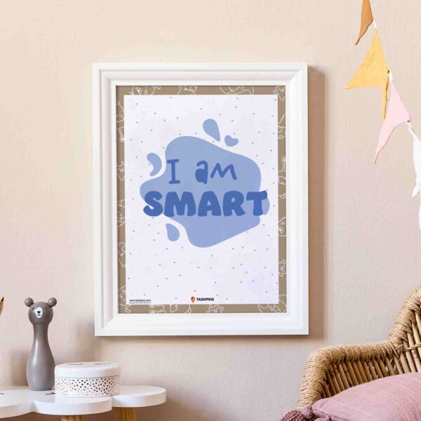 academic I am Smart Affirmations poster