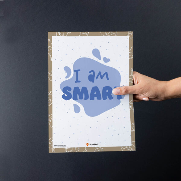 I am Smart Affirmations artwork print