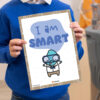 I am Smart Affirmations printable decor