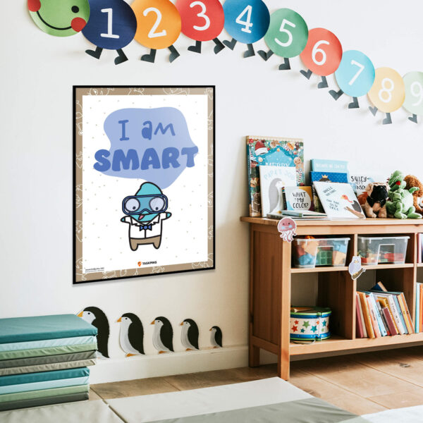 learning I am Smart Affirmations display