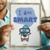 vibrant I am Smart Affirmations printable
