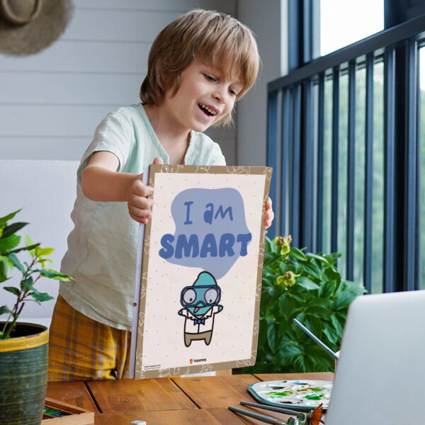 study I am Smart Affirmations decor