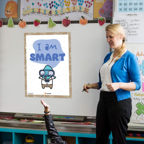 classroom I am Smart Affirmations poster