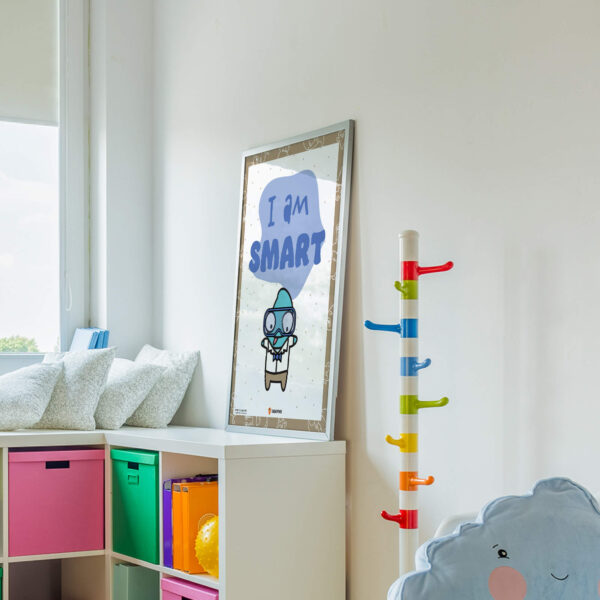 office I am Smart Affirmations display