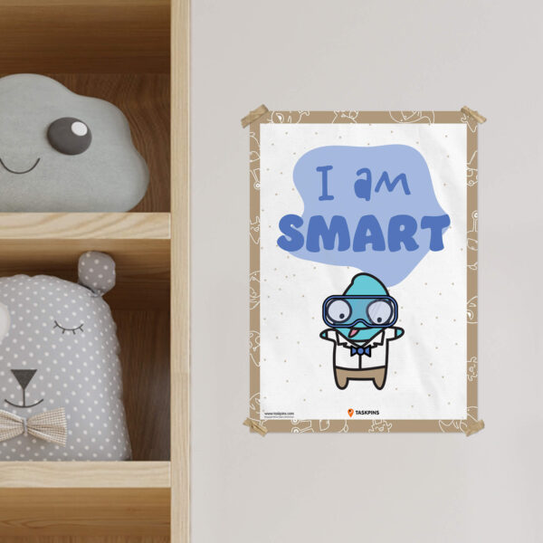 clever I am Smart Affirmations print
