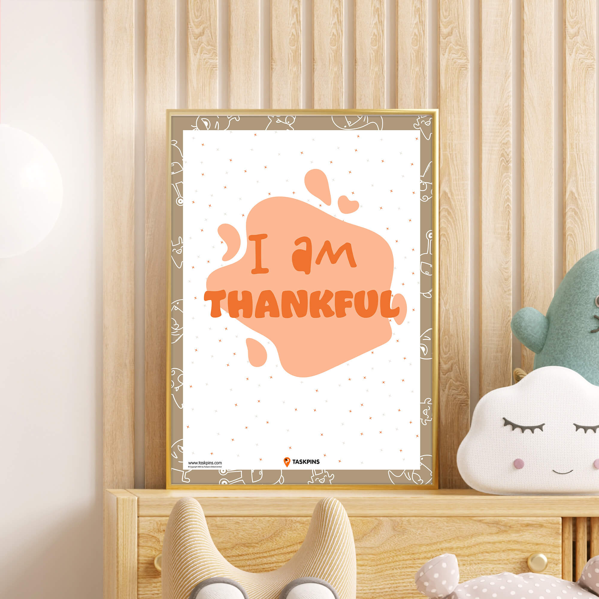 I am Thankful Affirmations decor