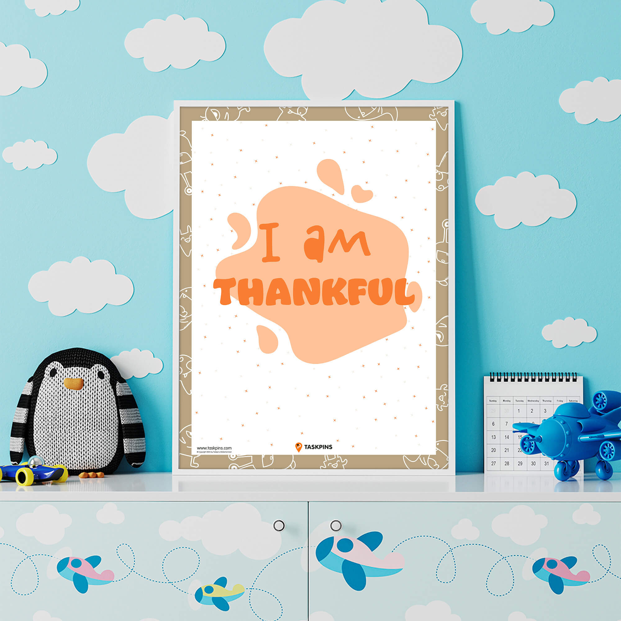I am Thankful Affirmations printable