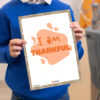 I am Thankful Affirmations print