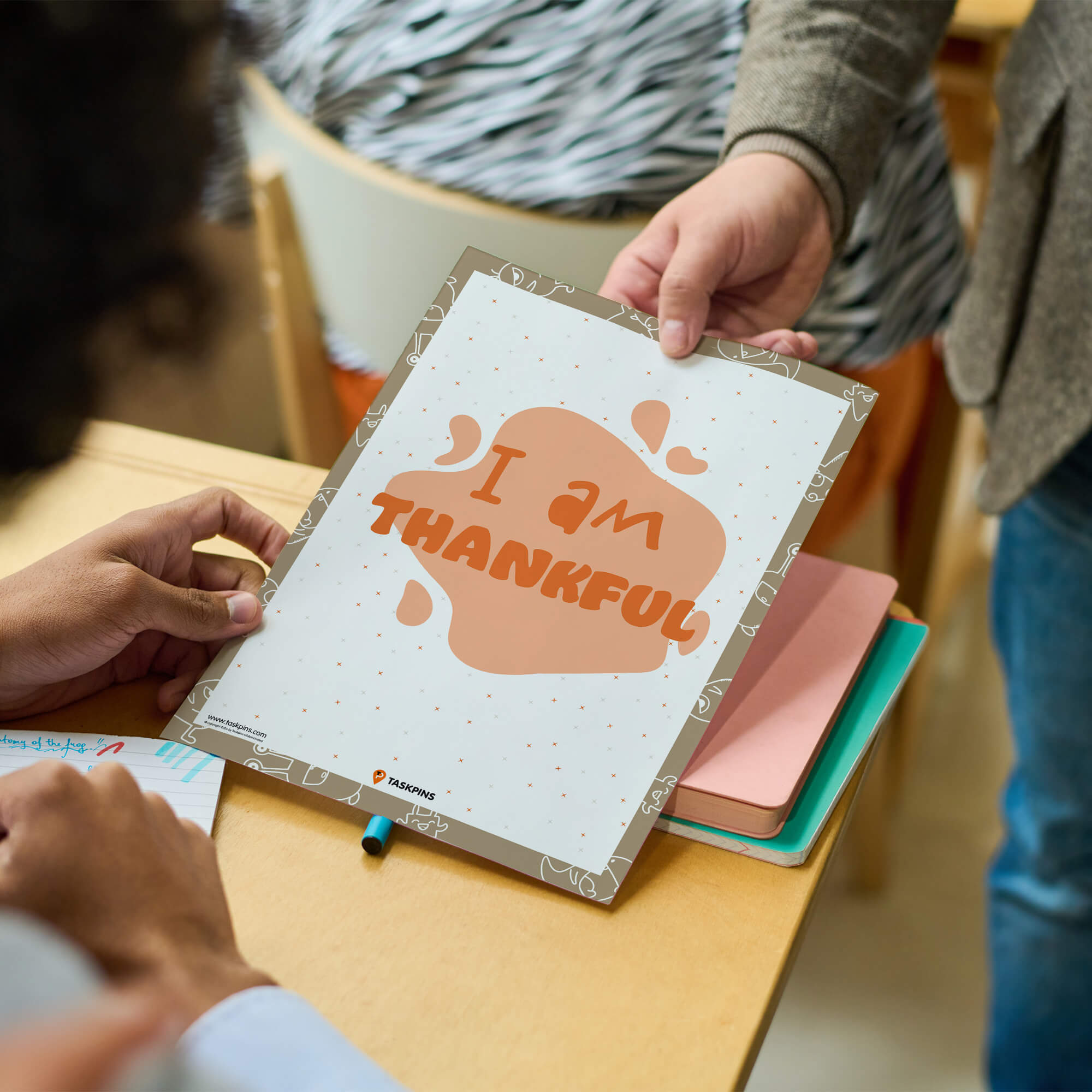 I am Thankful Affirmations handout