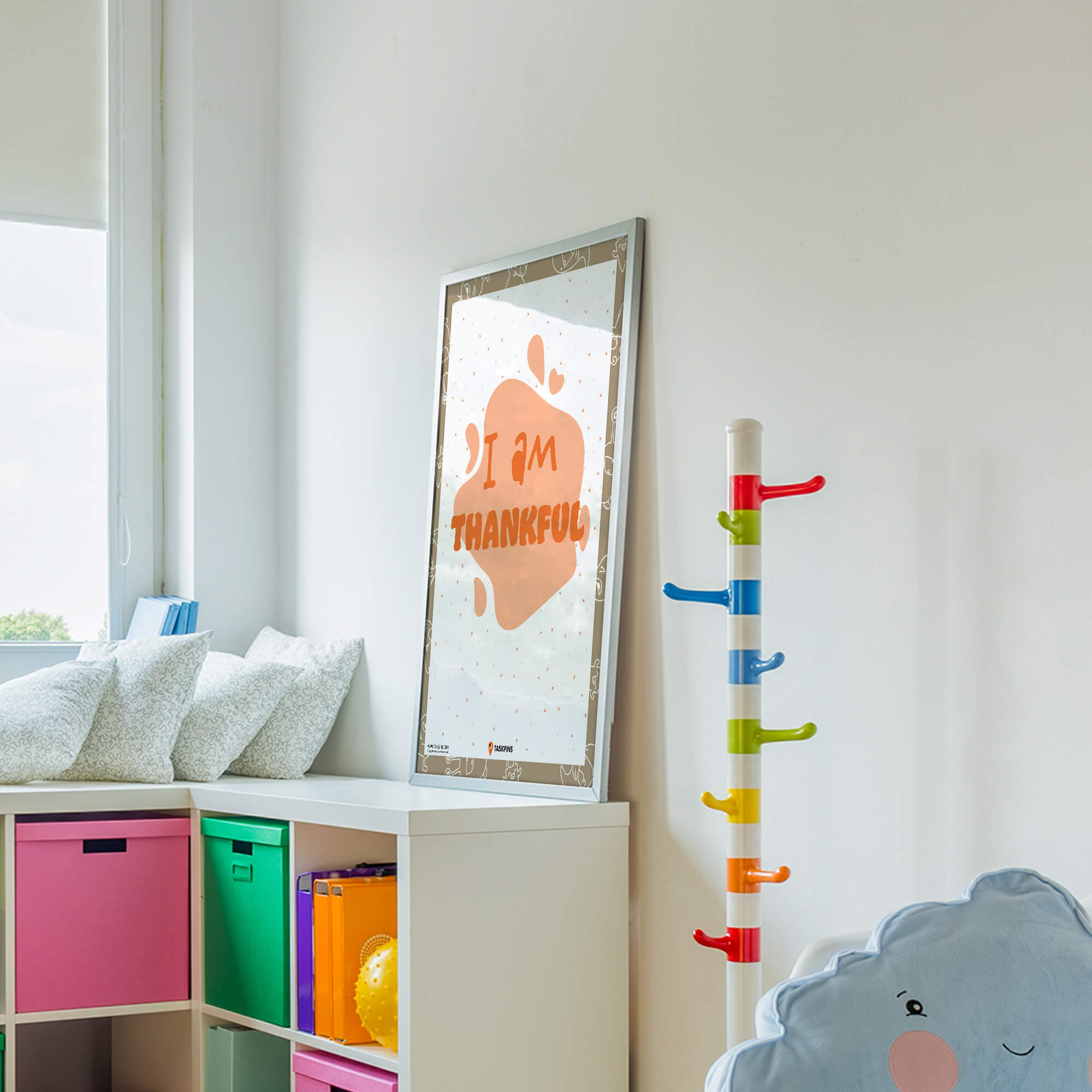 vibrant I am Thankful Affirmations printable