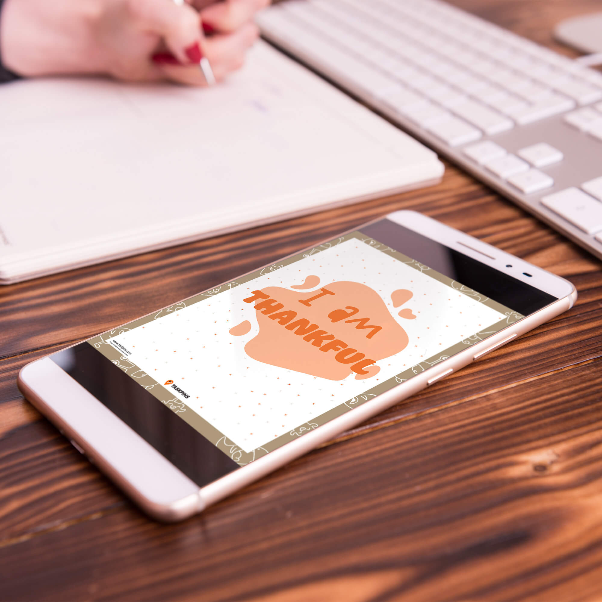 I am Thankful Affirmations poster download