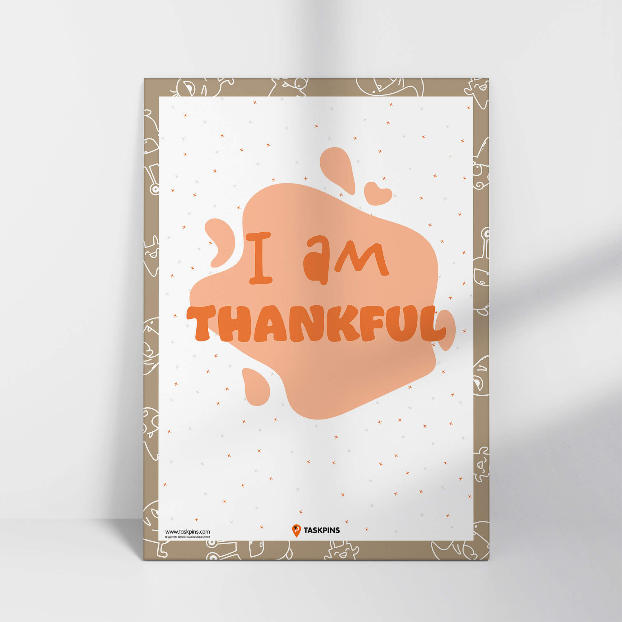 daily I am Thankful Affirmations handout