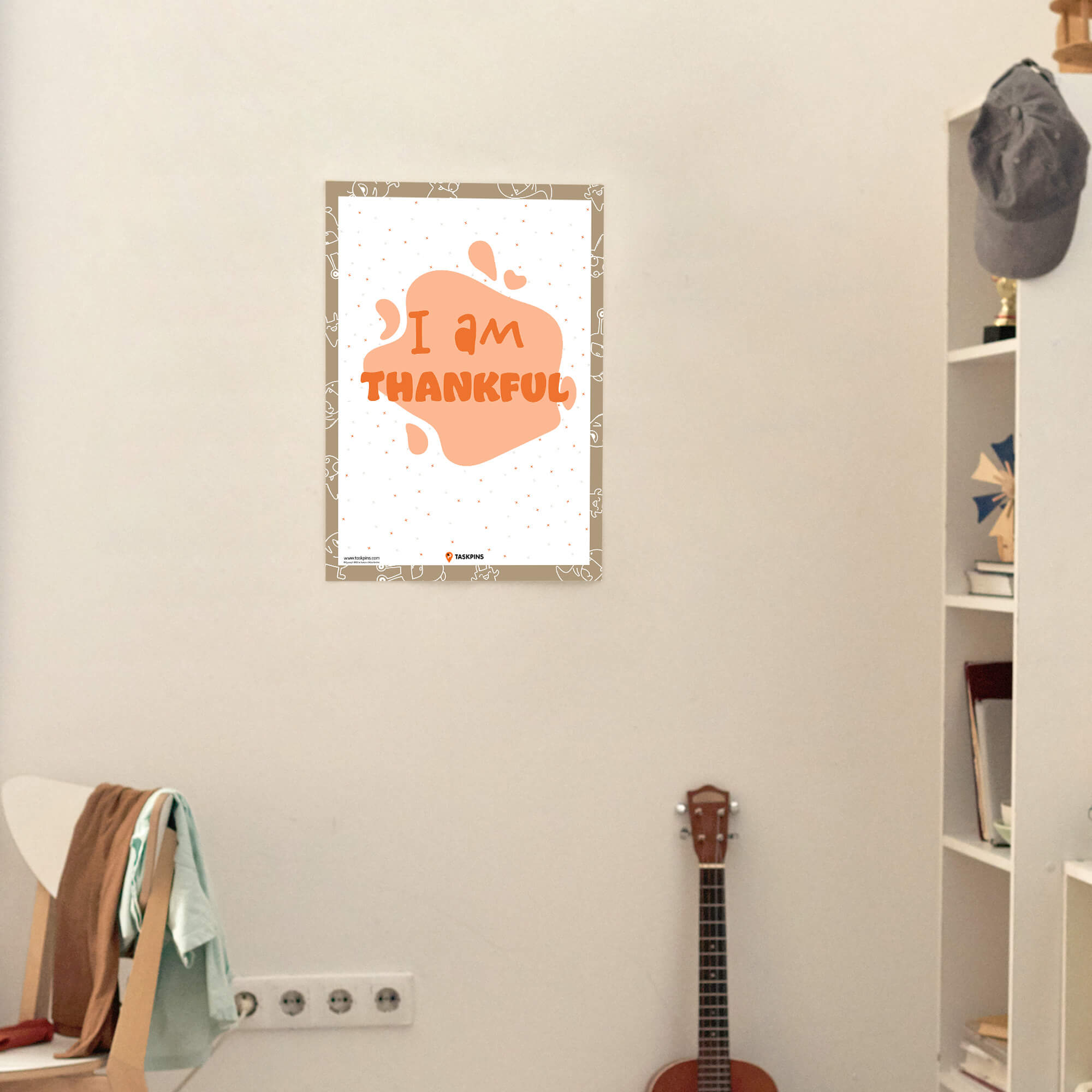 I am Thankful Affirmations chart