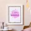 wellness I am Whole poster