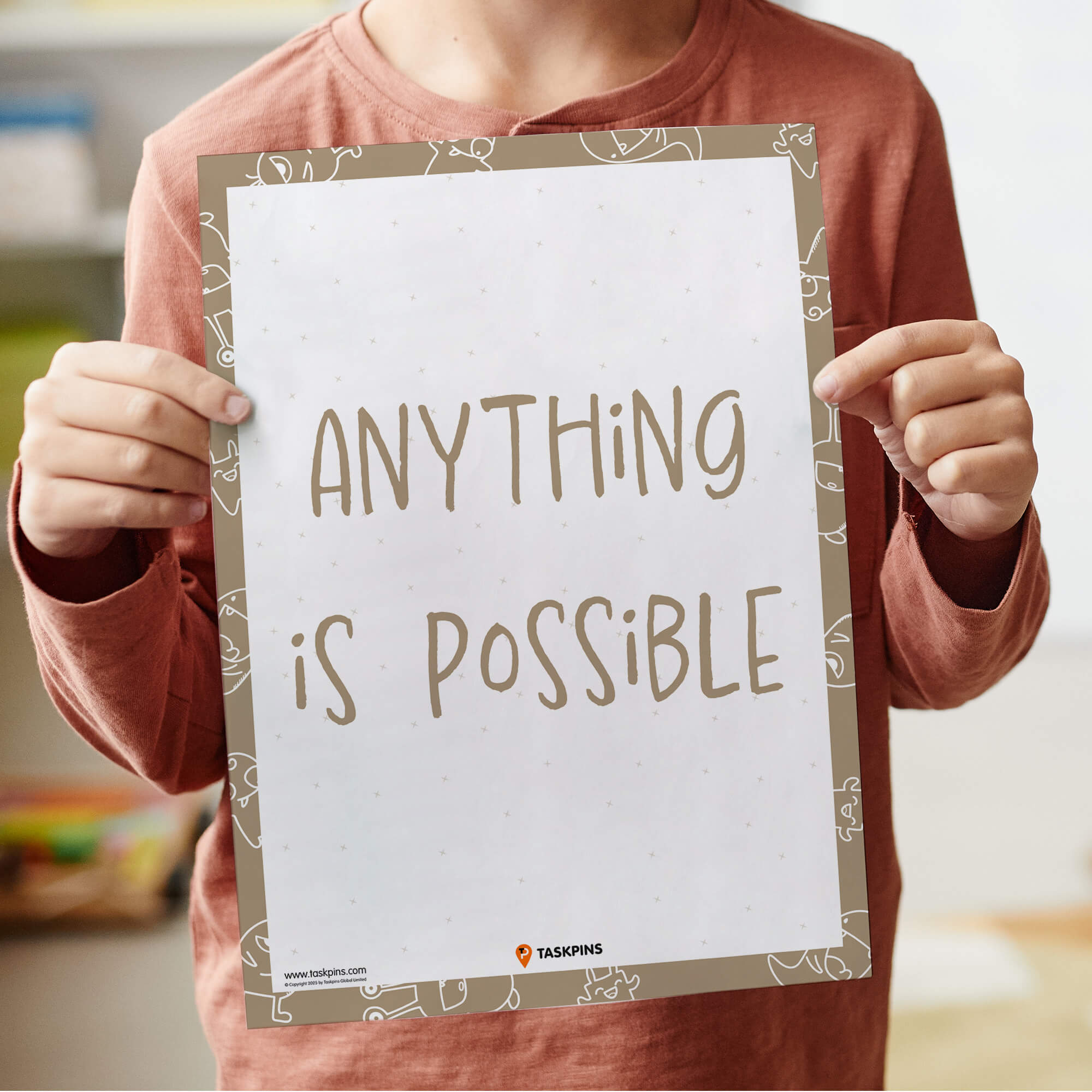 bold Anything Is Possible print