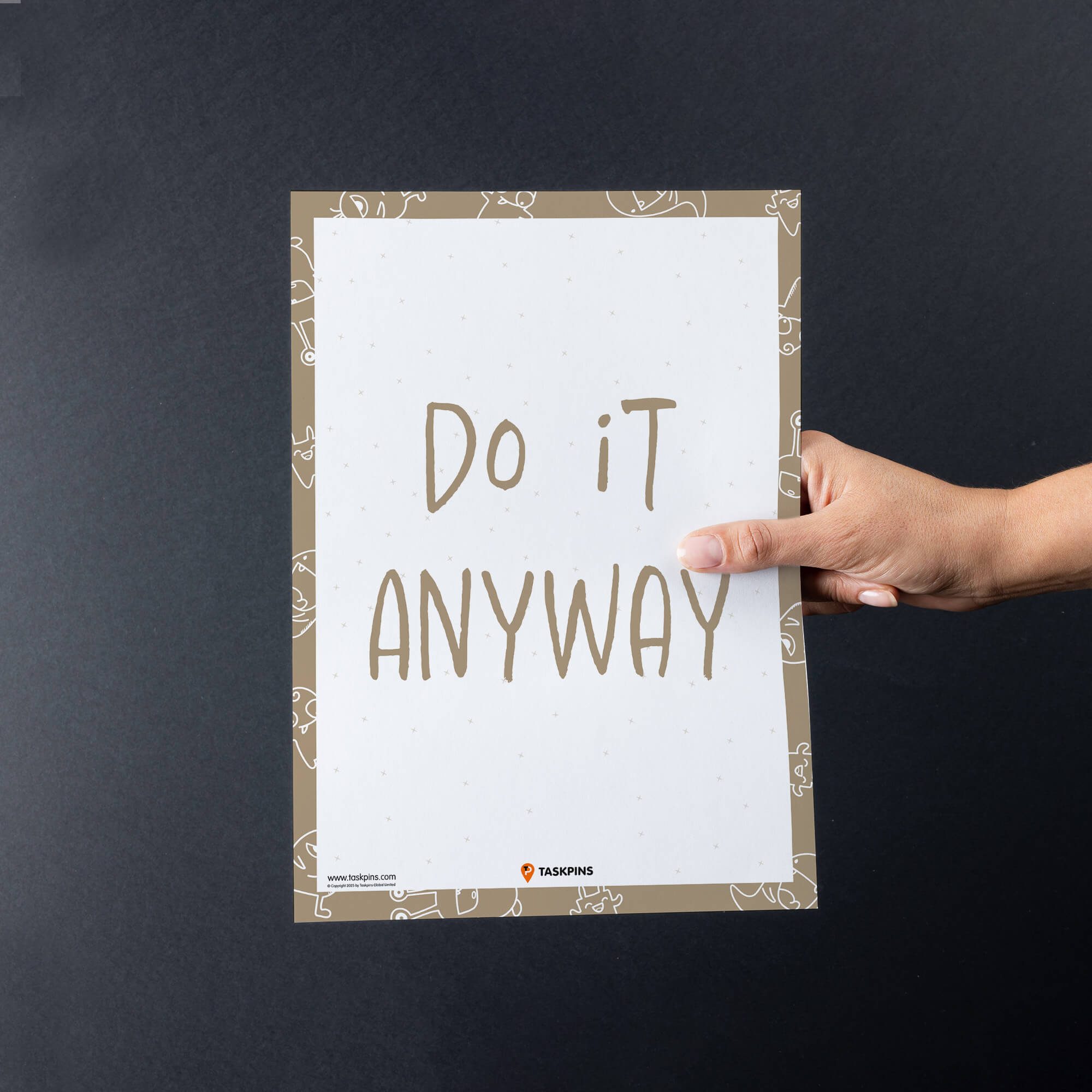 Do It Anyway wall chart