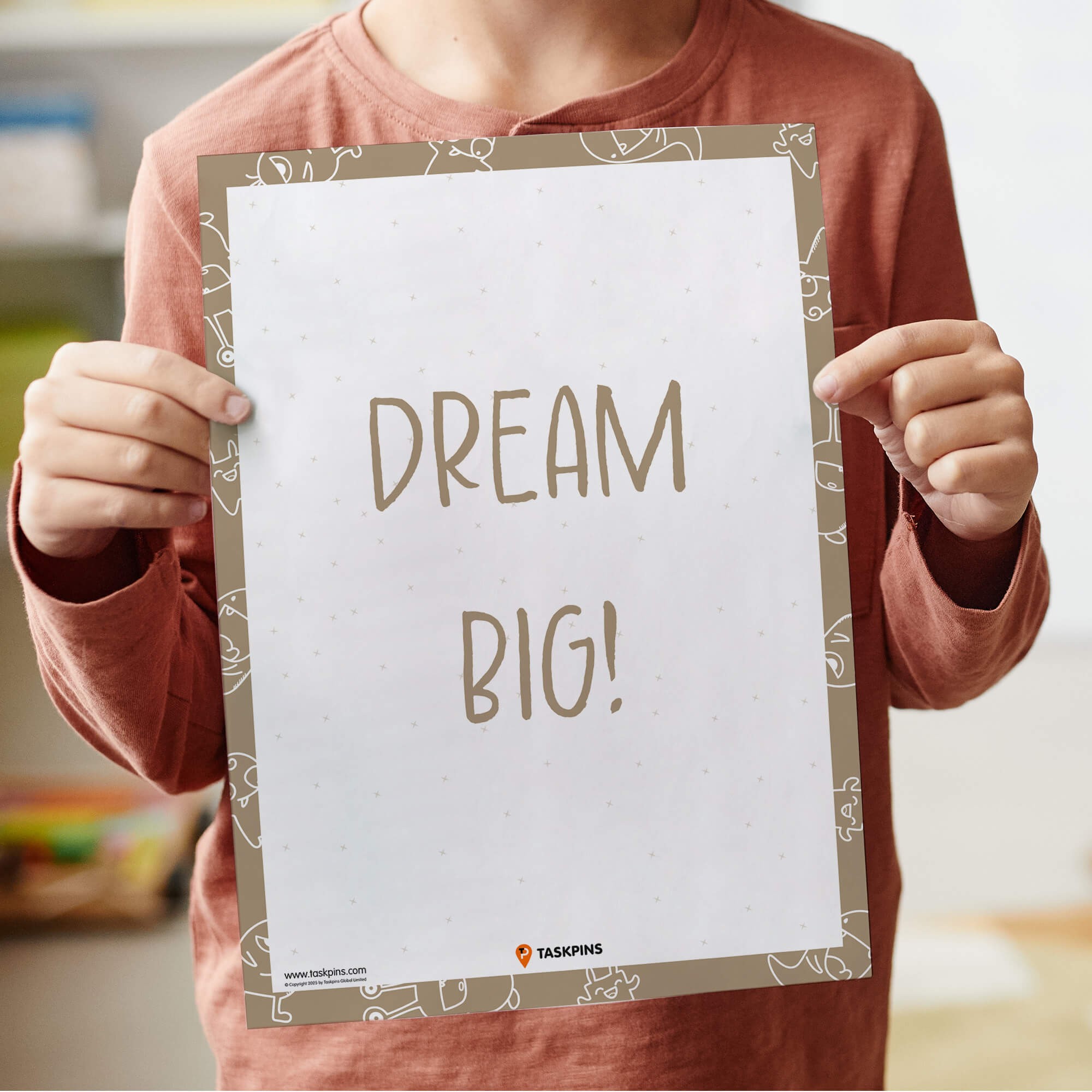 affirmation Dream Big poster