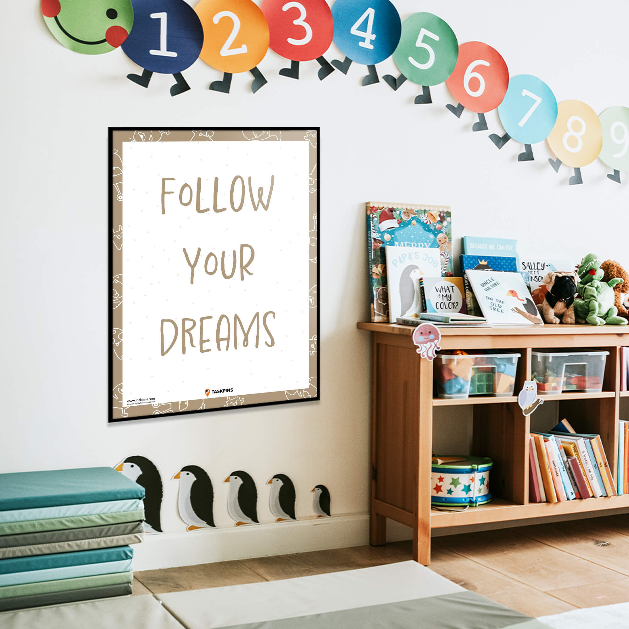 printable Follow Your Dreams chart